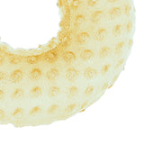 Maxbell Ear Piercing Pillow Round Shaped Soft Travel Easy Clean Side Sleeping Pillow Yellow