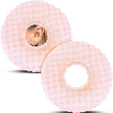 Maxbell Ear Piercing Pillow Round Shaped Soft Travel Easy Clean Side Sleeping Pillow Pink