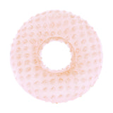 Maxbell Ear Piercing Pillow Round Shaped Soft Travel Easy Clean Side Sleeping Pillow Pink