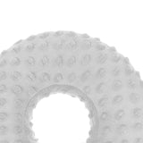 Maxbell Ear Piercing Pillow Round Shaped Soft Travel Easy Clean Side Sleeping Pillow Light Gray