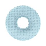 Maxbell Ear Piercing Pillow Round Shaped Soft Travel Easy Clean Side Sleeping Pillow Blue