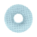 Maxbell Ear Piercing Pillow Round Shaped Soft Travel Easy Clean Side Sleeping Pillow Blue