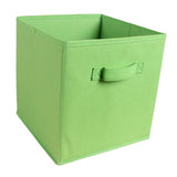Maxbell Fabric Storage Cube Clothes Shoes Open Storage Bin for Kid's Room Study Desk green