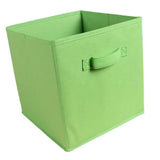Maxbell Fabric Storage Cube Clothes Shoes Open Storage Bin for Kid's Room Study Desk green