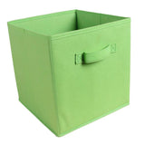 Maxbell Fabric Storage Cube Clothes Shoes Open Storage Bin for Kid's Room Study Desk green