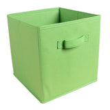 Maxbell Fabric Storage Cube Clothes Shoes Open Storage Bin for Kid's Room Study Desk green