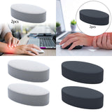 Maxbell 2x Wrist Elbow Rest Pad for Desk Compact Versatile Memory Foam Wrist Support Light Gray