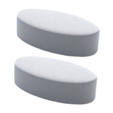 Maxbell 2x Wrist Elbow Rest Pad for Desk Compact Versatile Memory Foam Wrist Support Light Gray