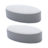 Maxbell 2x Wrist Elbow Rest Pad for Desk Compact Versatile Memory Foam Wrist Support Light Gray