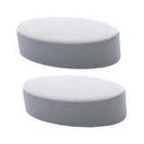 Maxbell 2x Wrist Elbow Rest Pad for Desk Compact Versatile Memory Foam Wrist Support Light Gray