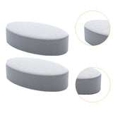 Maxbell 2x Wrist Elbow Rest Pad for Desk Compact Versatile Memory Foam Wrist Support Light Gray