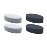 Maxbell 2x Wrist Elbow Rest Pad for Desk Compact Versatile Memory Foam Wrist Support Light Gray