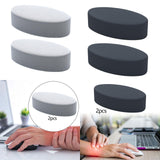 Maxbell 2x Wrist Elbow Rest Pad for Desk Compact Versatile Memory Foam Wrist Support Light Gray