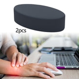 Maxbell 2x Wrist Elbow Rest Pad for Desk Compact Versatile Memory Foam Wrist Support Dark Gray