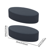 Maxbell 2x Wrist Elbow Rest Pad for Desk Compact Versatile Memory Foam Wrist Support Dark Gray