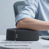 Maxbell 2x Wrist Elbow Rest Pad for Desk Compact Versatile Memory Foam Wrist Support Dark Gray