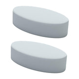 Maxbell 2Pcs Wrist Elbow Rest Pad for Desk Comfortable Padded for Office Home Gaming Light Gray