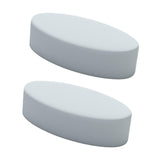 Maxbell 2Pcs Wrist Elbow Rest Pad for Desk Comfortable Padded for Office Home Gaming Light Gray