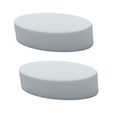 Maxbell 2Pcs Wrist Elbow Rest Pad for Desk Comfortable Padded for Office Home Gaming Light Gray