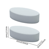 Maxbell 2Pcs Wrist Elbow Rest Pad for Desk Comfortable Padded for Office Home Gaming Light Gray