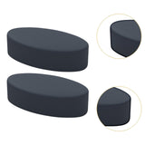 Maxbell 2Pcs Wrist Elbow Rest Pad for Desk Comfortable Padded for Office Home Gaming Dark Gray