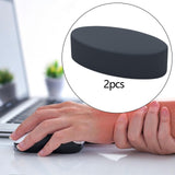 Maxbell 2Pcs Wrist Elbow Rest Pad for Desk Comfortable Padded for Office Home Gaming Dark Gray
