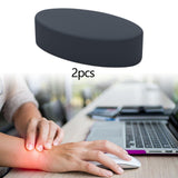 Maxbell 2Pcs Wrist Elbow Rest Pad for Desk Comfortable Padded for Office Home Gaming Dark Gray
