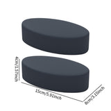Maxbell 2Pcs Wrist Elbow Rest Pad for Desk Comfortable Padded for Office Home Gaming Dark Gray