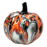 Maxbell Pumpkin Figurine Resin Mini Halloween Decor for Thanksgiving Tabletop Mantel S red
