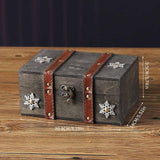 Maxbell Treasure Chest Box Jewelry Storage Box for Bracelets Pendant Charms Earrings Gray