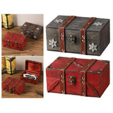 Maxbell Treasure Chest Box Jewelry Storage Box for Bracelets Pendant Charms Earrings Gray