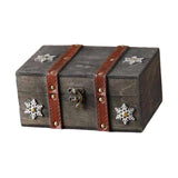 Maxbell Treasure Chest Box Jewelry Storage Box for Bracelets Pendant Charms Earrings Gray