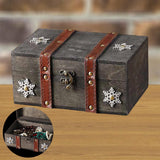 Maxbell Treasure Chest Box Jewelry Storage Box for Bracelets Pendant Charms Earrings Gray