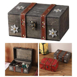 Maxbell Treasure Chest Box Jewelry Storage Box for Bracelets Pendant Charms Earrings Gray