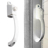 Maxbell Push Button Latch for Screen Thick Home Creative Office Supplies Replacement White