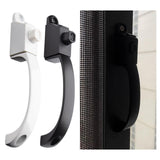 Maxbell Push Button Latch for Screen Thick Home Creative Office Supplies Replacement White