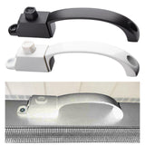 Maxbell Push Button Latch for Screen Thick Home Creative Office Supplies Replacement White