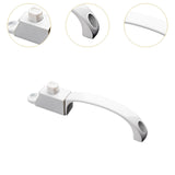 Maxbell Push Button Latch for Screen Thick Home Creative Office Supplies Replacement White