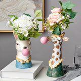 Maxbell Blowing Bubbles Creative Vase Table Decoration Modern Artificial Flower Vase