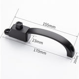 Maxbell Push Button Latch for Screen Thick Home Creative Office Supplies Replacement Black