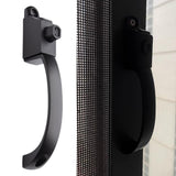 Maxbell Push Button Latch for Screen Thick Home Creative Office Supplies Replacement Black