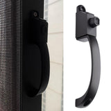 Maxbell Push Button Latch for Screen Thick Home Creative Office Supplies Replacement Black