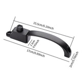 Maxbell Push Button Latch for Screen Thick Home Creative Office Supplies Replacement Black