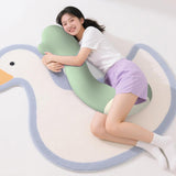 Maxbell Long Body Pillow for Sleeping Portable Leg Pillow for Birthday Gift Sofa Bed Gray Green