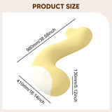 Maxbell Long Body Pillow for Sleeping Portable Leg Pillow for Birthday Gift Sofa Bed Beige Yellow