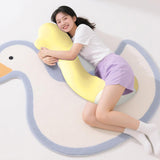 Maxbell Long Body Pillow for Sleeping Portable Leg Pillow for Birthday Gift Sofa Bed Beige Yellow