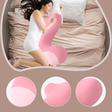 Maxbell Long Body Pillow for Sleeping Portable Leg Pillow for Birthday Gift Sofa Bed Deep Pink
