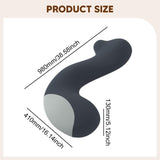 Maxbell Long Body Pillow for Sleeping Portable Leg Pillow for Birthday Gift Sofa Bed Deep Gray