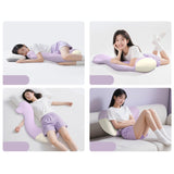 Maxbell Long Body Pillow for Sleeping Portable Leg Pillow for Birthday Gift Sofa Bed Violet
