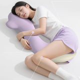 Maxbell Long Body Pillow for Sleeping Portable Leg Pillow for Birthday Gift Sofa Bed Violet